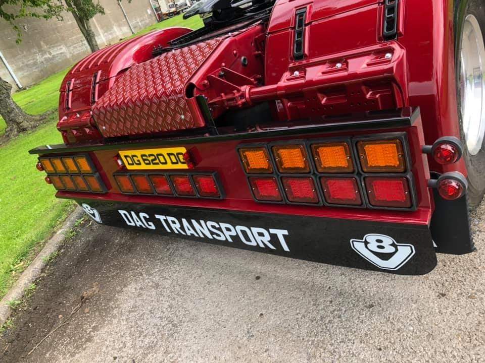 Professional HGV lighting installation